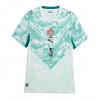 Fotbalové Dres Portugalsko Diogo Dalot #5 Dámské Venkovní MS 2026 Krátký Rukáv
